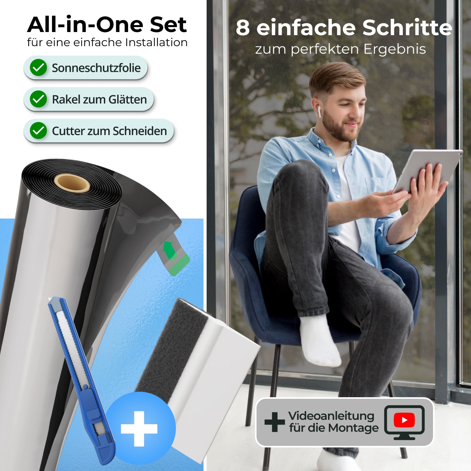 Spiegelfolie Fenster