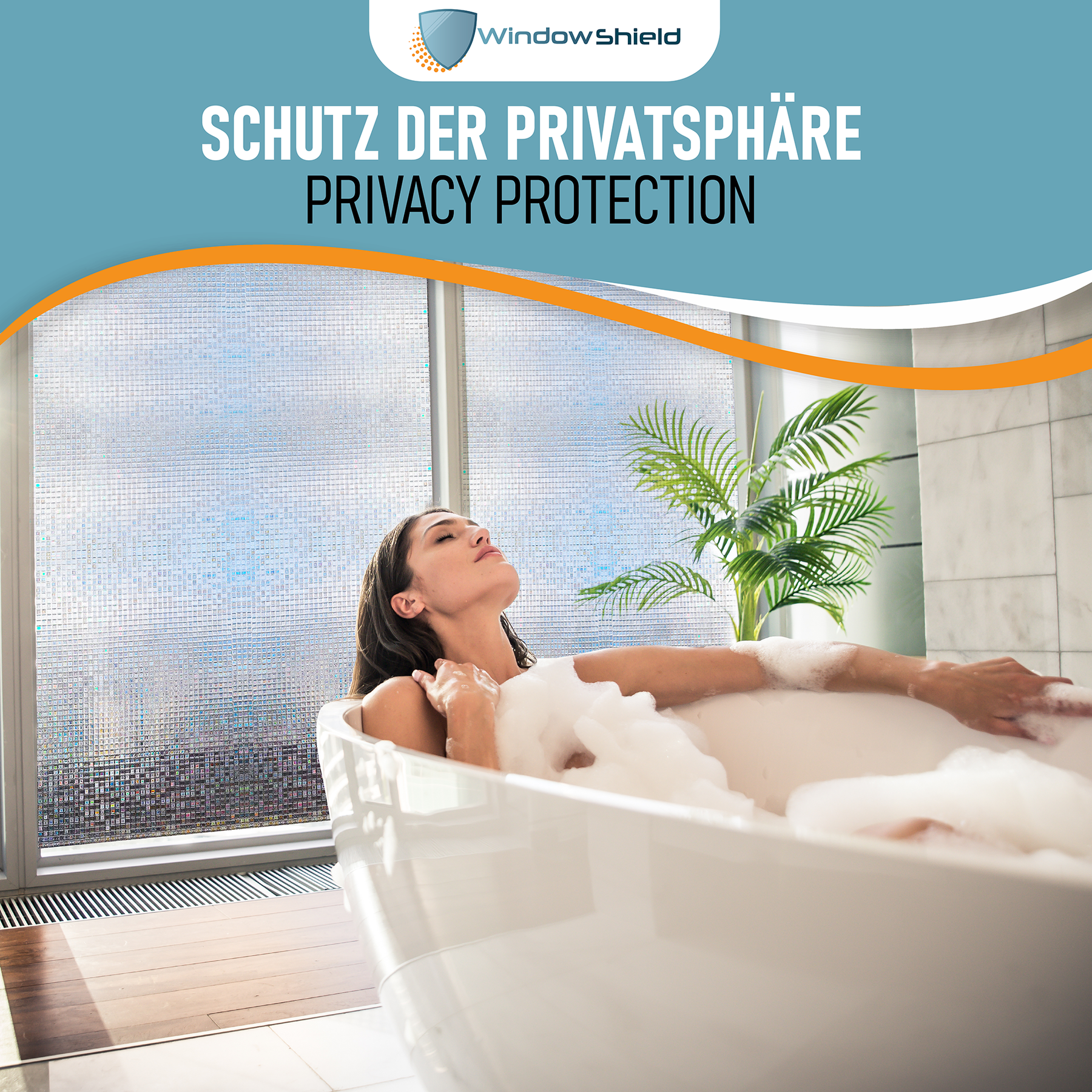 Sichtschutzfolie Bad